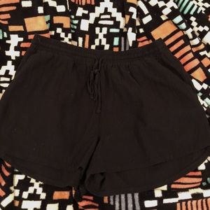 Black shorts